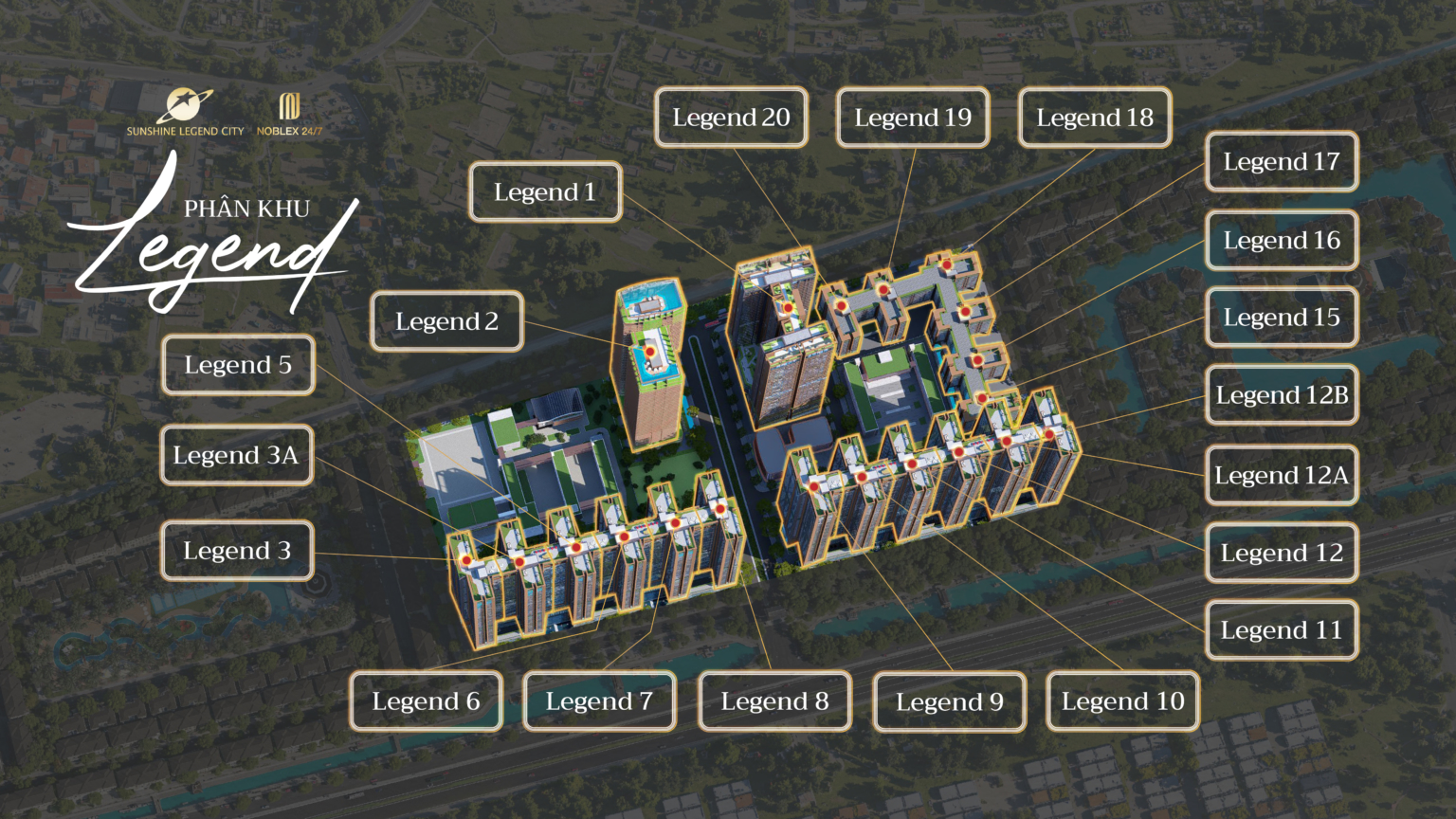 Mặt bằng thiết kế Sunshine Legend City