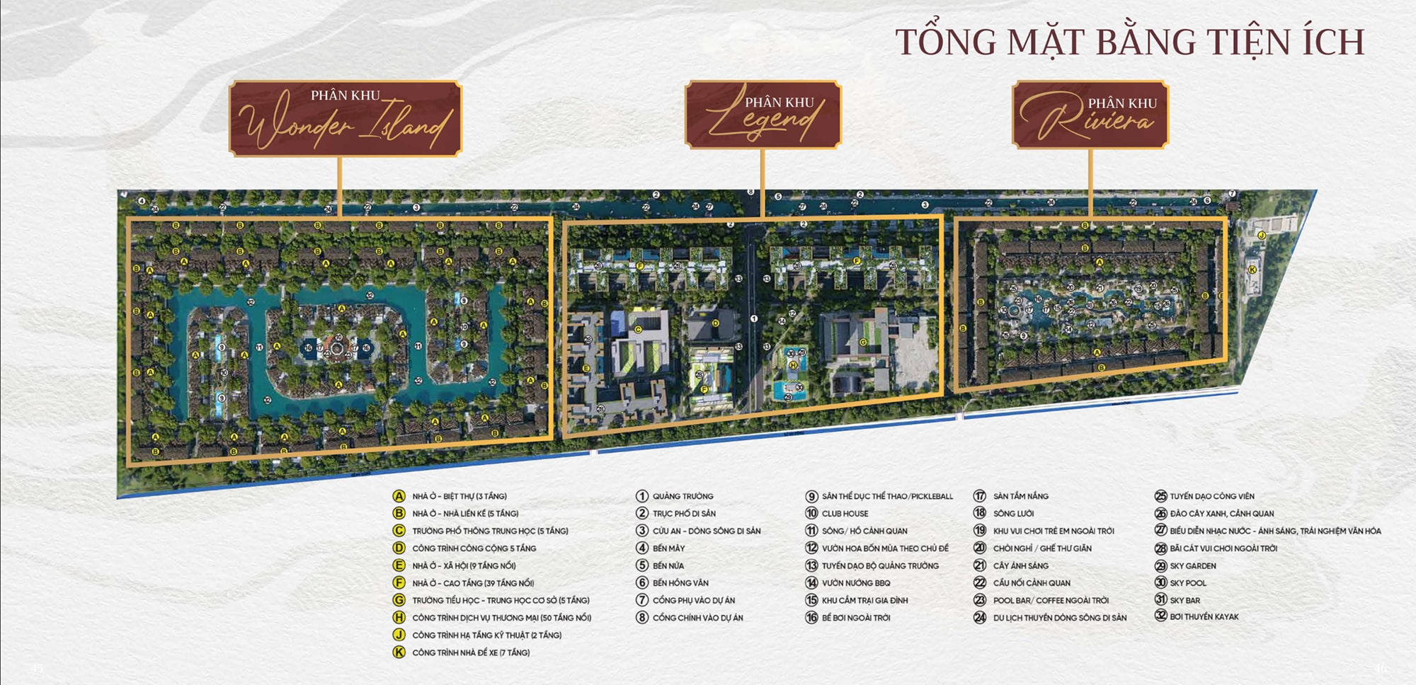 Tiện ích Tổng Sunshine Legend City