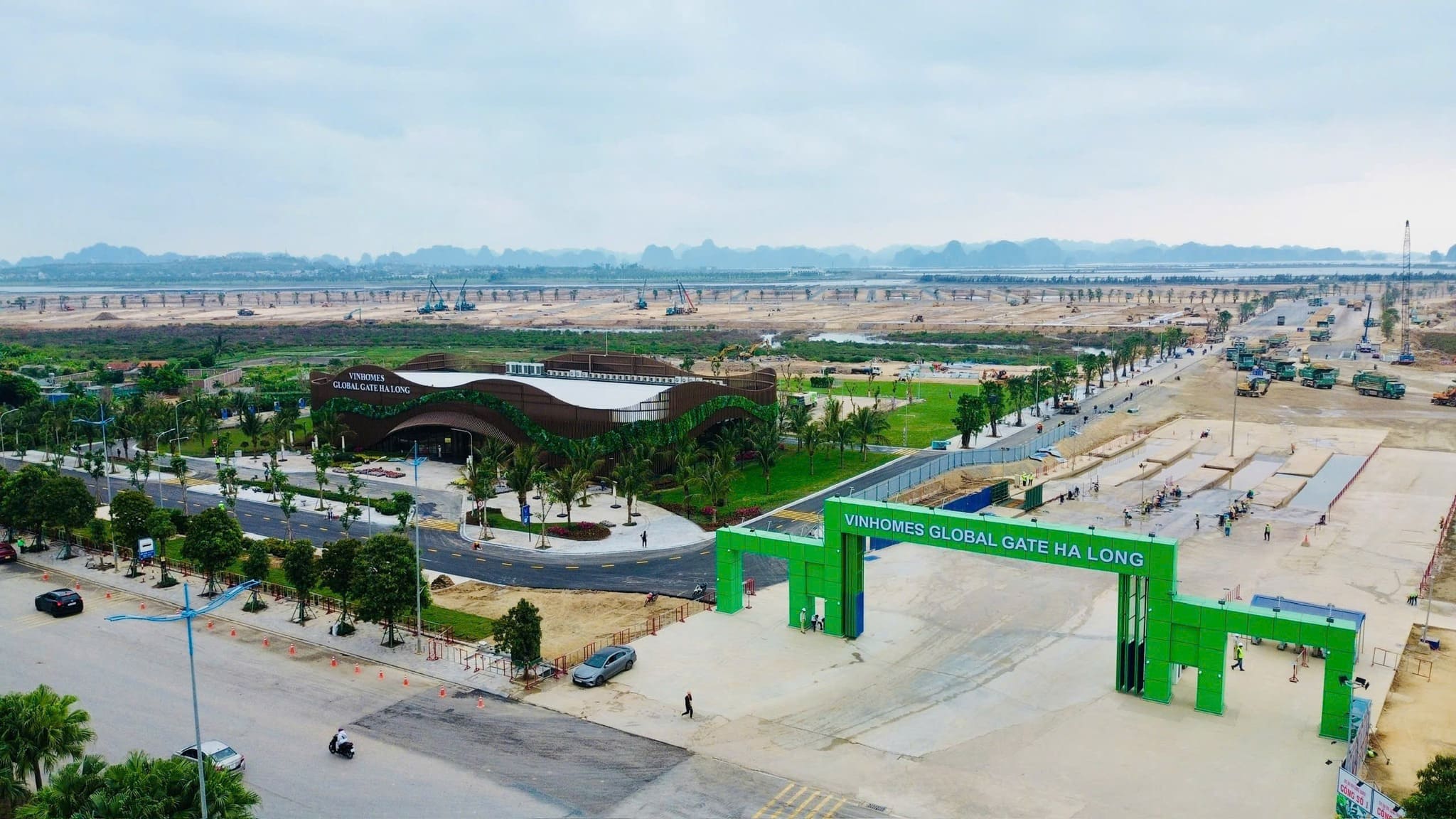 Tiến độ thực tế biệt thự liền kề hạ long xanh 3